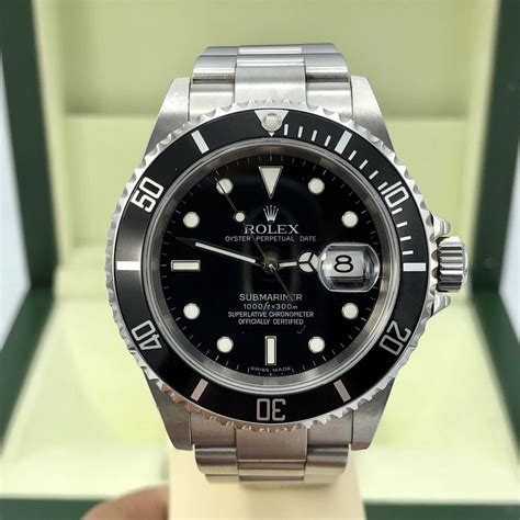 rolex submariner blue 2006|rolex submariner 16610 year.